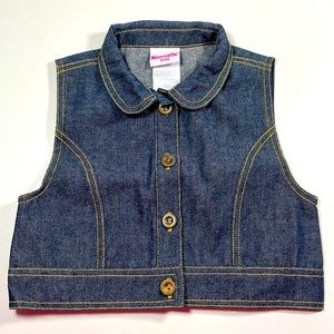 NWOT Nannette Denim vest Size 3T